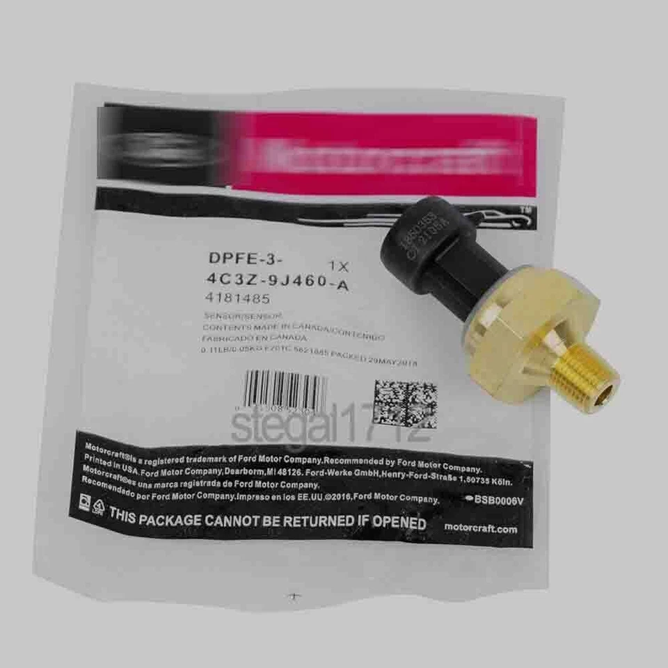 OEM Exhaust Back Pressure EBP Sensor 97-05 Diesel 6.0L / 7.3L 4C3Z-9J460-A Foto 3 de 4