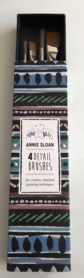 Annie Sloan Artist Detail  Brushes , vier Pinsel zum Malen ,Möbel Bemalen