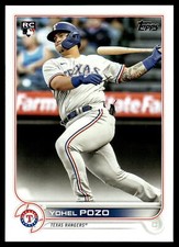2022 Topps #649 Yohel Pozo Rookie Texas Rangers