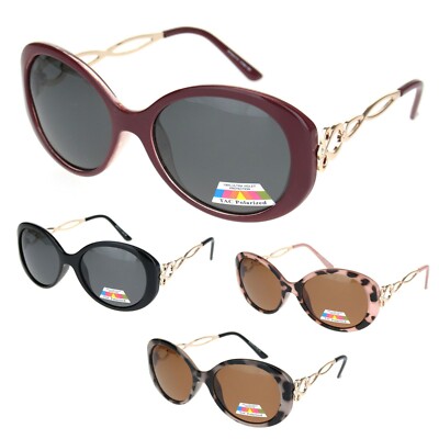Mujer Anti-reflejo Lente Polarizada Mariposa Gafas Sol de Diseñador