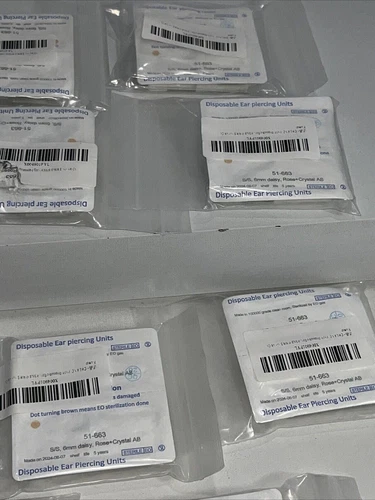 11 Sets Disposable Ear Piercing Units Sealed 106m, 14mm image 8