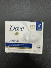 Dove White Beauty Bar Light Scent 3.17 oz 3/Pack