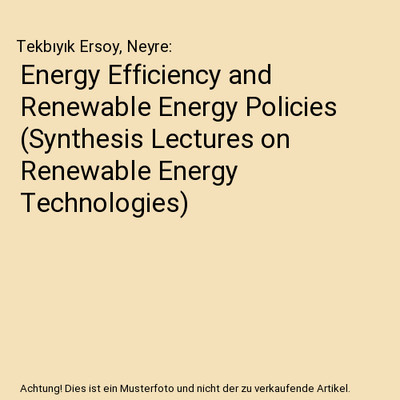 Energy Efficiency and Renewable Energy Policies (Synthesis Lectures on Renewable