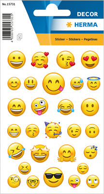 Herma Sticker Lovely Emojis Deko