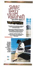 1991 Original Stevie Ray Vaughan 'The Sky Is Crying' Release Promo Print Ad