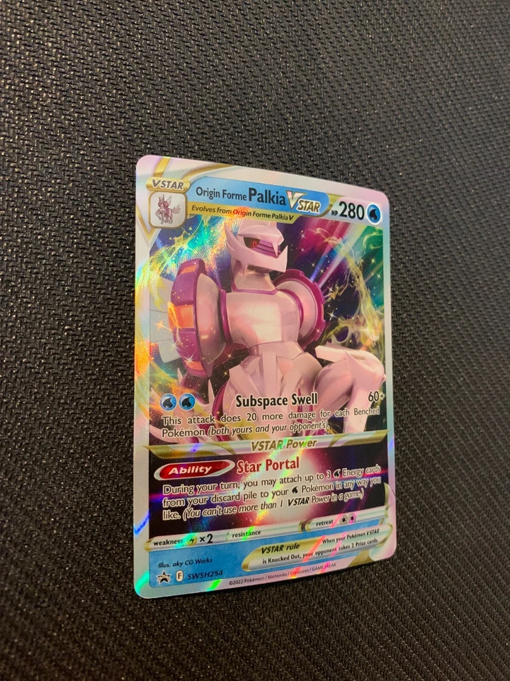 Origin Forme Palkia VSTAR SWSH254 SWSH: Sword & Shield Promo Cards Holo NM - Image 3 of 4