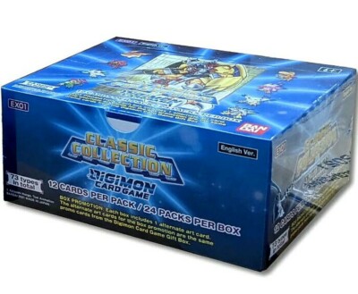 Digimon Card Game Classic Collection Booster Box (EX-01) Factory Sealed, English