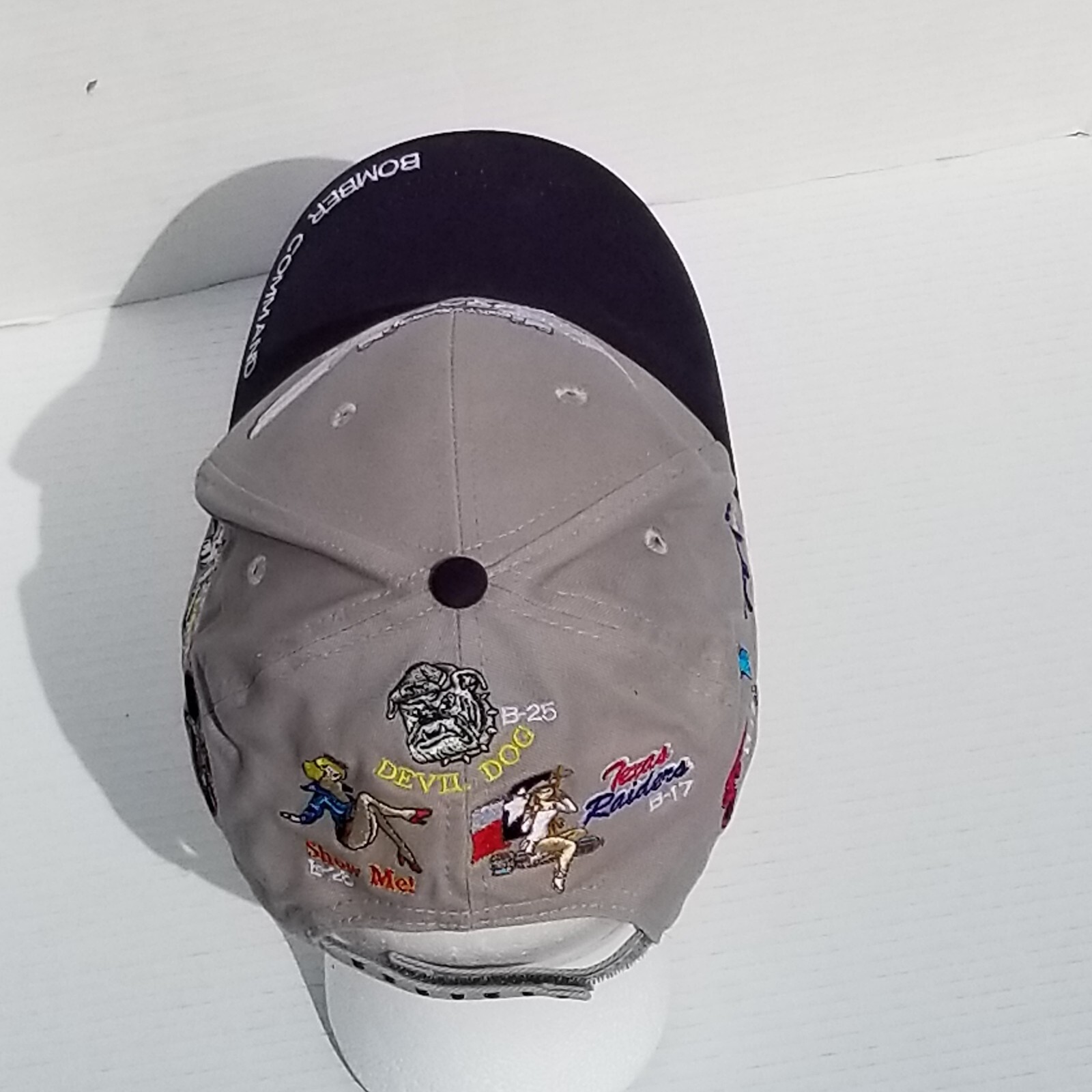 Air Force Ghost Squadron Hat Hook Loop Snapback B… - image 13