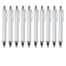 10Pcs Sublimation Pen Ballpoint Pen for Heat Transfer Smooth to Write