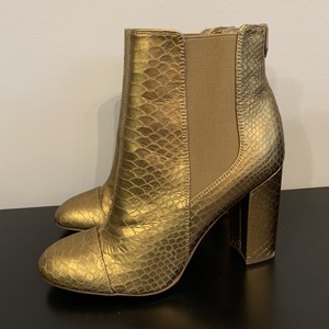 sam edelman gold booties