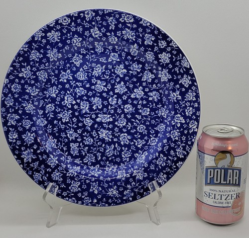 (6) Quadrifolio Blue Chintz Floral Dinner Plates, Italy, Excellent - Picture 7 of 7
