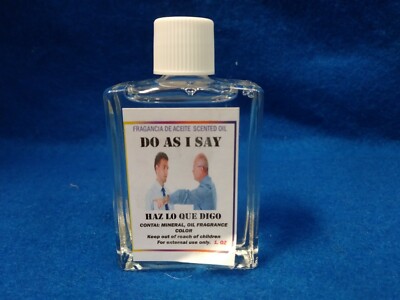 HAZ lo que digo Aceite , DO AS I SAY  Oil religion yoruba santeria