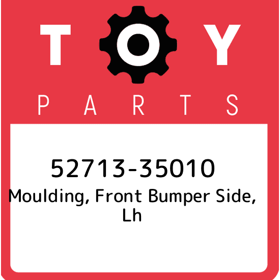 52713-35010 Toyota Moulding, front bumper side, lh 5271335010, New  