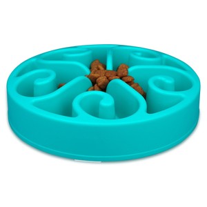 dog bowl with maze