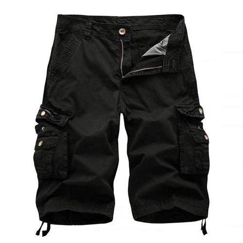 Mens Cargo Shorts Combat Twill Work Camo Army Military Knee Length Pants UK - Picture 5 of 20