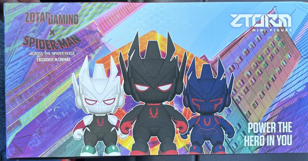 RARE!!! ZOTAC Gaming x Spider-Man Collector's 3 Mini Figure