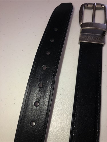 Levi’s Boy's Reversible Black Brown Classic Belt School Uniform Sz M 26-28 - Picture 5 of 8