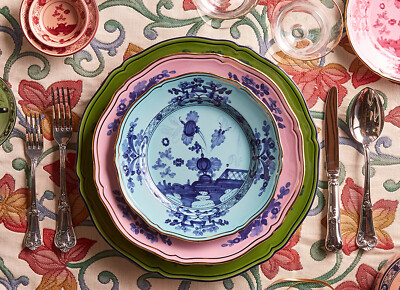 Richard Ginori Oriente Italiano - Flat Plate 26.5cm Azalea