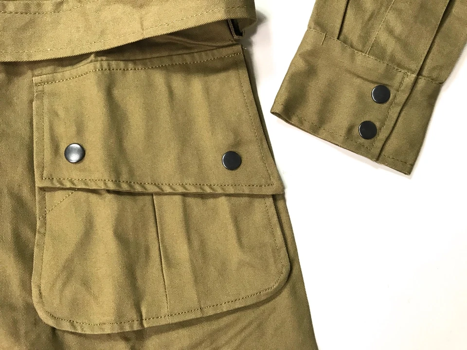 CHAQUETA DE SALTO SIN REFUERZO M1942 M42 PARACAIDISTA AEROTRANSPORTADO EE. UU. SEGUNDA GUERRA MUNDIAL - GRANDE 44R Foto 4 de 4