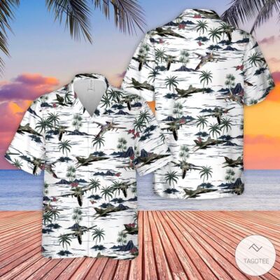 United States Air Force General Dynamics Aardvark Hawaiian Shirt