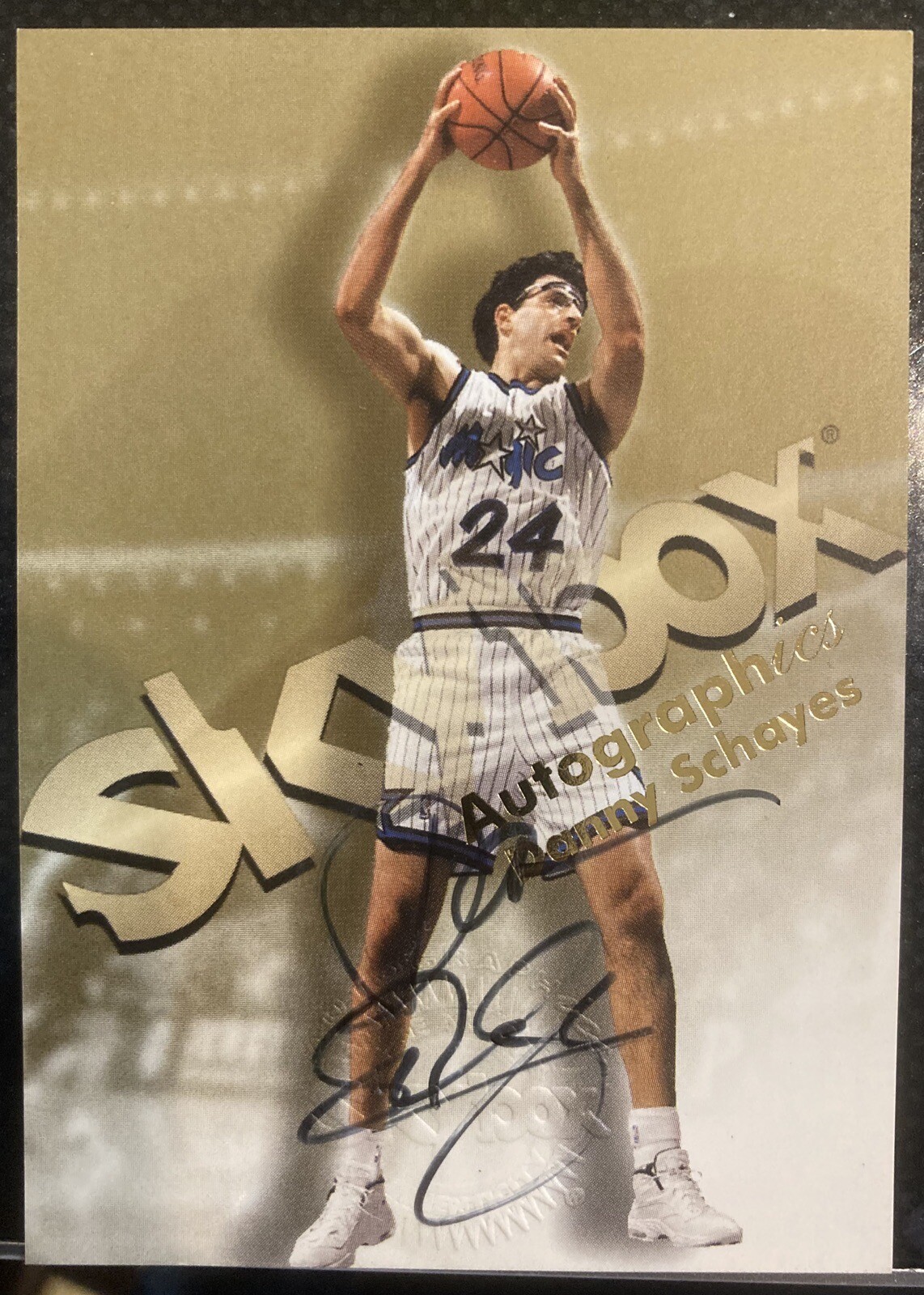 1998-99 Skybox Premium - Autographics Danny Schayes (AU)