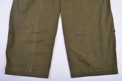 【希少】vintage 50s オランダ軍ミリタリmilitary pants 50's オランダ軍 ダブルフェイスフィールドパンツ カーゴパンツ