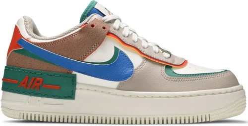 Nike Air Force 1 Shadow Sail Signal Blue Green W