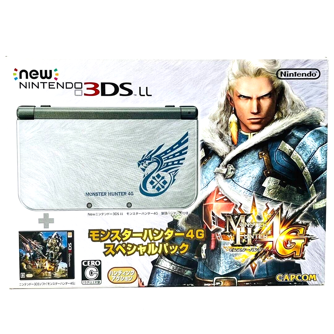 Monster Hunter 4G Special Edition Nintendo 3DS XL LL Handheld 