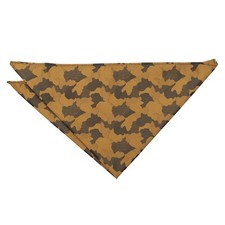 Gold Camouflage Patterned Formal Pocket Square Handkerchief Hanky by DQT