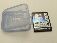 1pcs 64gb Delkin devices UDMA Compactflash memory card for DSLR CF NIKON CANON