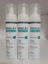 3X Bosley Bos Defense Thickening Treatment Non Color-Treated Hair 6.8 fl Each.