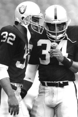 Los Angeles Raiders BO JACKSON und MARCUS ALLEN 4x6 Foto Fußball Druck 