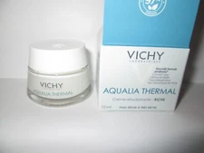 Vichy Aqualia Thermal Rich  Rehydrating Cream .51 oz. Travel Size Boxed