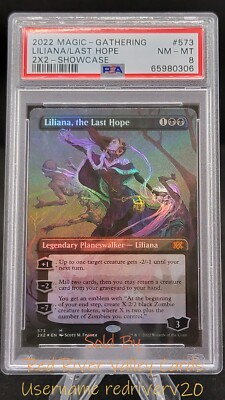 Liliana, the Last Hope テクスチャーFOIL★超希少★EN PSA 8 Graded - Liliana, the Last Hope Textured Foil - Double