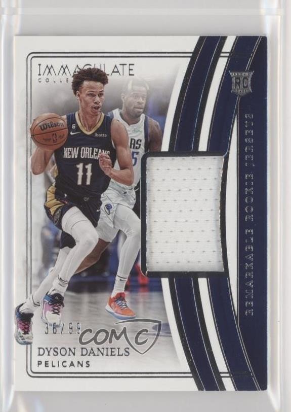 2022-23 Panini Immaculate Remarkable Rookie Jerseys 36/99 Dyson Daniels RC 1oj7