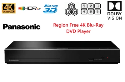 Panasonic DP-UB450 Region Free 4K UHD Blu-ray DVD Player Dolby Vision - Image 1 of 4