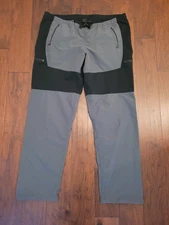 Arc'teryx Nylon Pants in Gray & Black, Men's Size XL