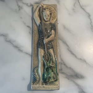 Glaze Terra-Cotta St. George Tile