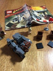 LEGO Indiana Jones: Last Crusade 7620 Motorcycle Chase Complete NO BOX
