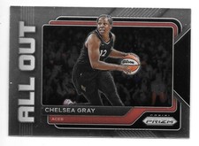 2023 PANINI PRIZM WNBA BASKETBALL #10 CHELSEA GRAY ALL OUT INSERT,LAS VEGAS ACES