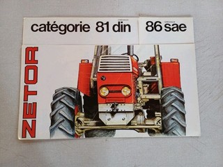 PROSPECTUS TRACTEUR ZETOR 8011 8045 TRAKTOR PROSPEKT TRACTOR BROCHURE