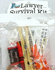 Lawyer Gag Gift Attorney Survival Kit Clean Thank You Gift US Seller dxct
