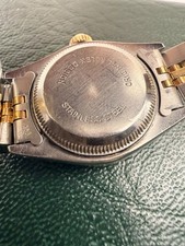 Rolex 6916 18k Two Tone 26mm Ladies' Watch with Diam Bezel & White Dial With Box 8