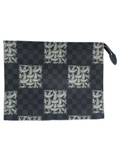 Louis Vuitton Damier Graphite Black Pochette Voyage Clutch Bag