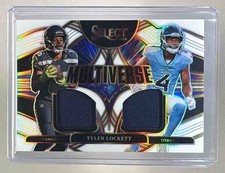 Tyler Lockett 2025 Panini Select #MVJ-TLT White Prizm Multiverse Jerseys /99