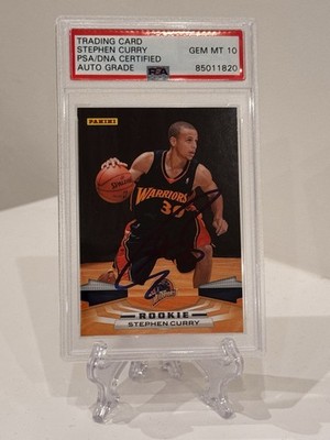 Rookie Stephen Curry #307 (RC), PSA 10, GEM MINT💎 RARE Auto 2009