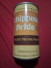 CHIPPEWA PRIDE 12 OZ STRAIGHT EDGE STEEL BEER CAN LEINENKUGEL CHIPPEWA FALLS WI — photo 3