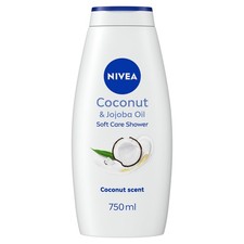 Coconut & Jojoba Oil Shower Cream (750ml) Moisturising Body Wash with Coconut