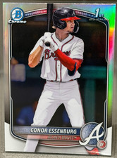 2025 1st Bowman Draft Chrome Refractor Prospect Conor Essenburg BDC-124 Braves