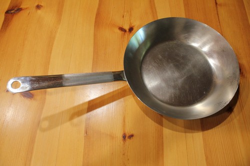 Revere Ware Institutional Steel Fry Pan / Patio 12" Skillet / 2363973